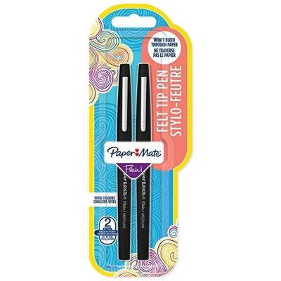 Papermate Flair Moyenne Stylo à Fibre Noire - Stylo à fibre - Publicité Papermate Flair Moyenne Stylo à Fibre Noire - Stylo à fibre - Publicité