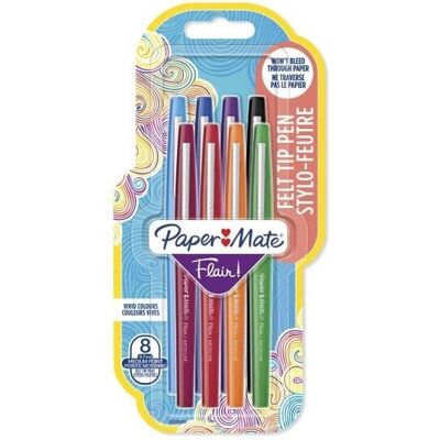 Papermate Flair stylo-feutre moyen multicolore - Stylo-feutre - Publicité Papermate Flair stylo-feutre moyen multicolore - Stylo-feutre - Publicité