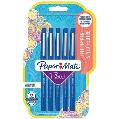 Papermate Flair Filzstift Mittelblau - Filzstift Papermate Flair Filzstift Mittelblau - Filzstift