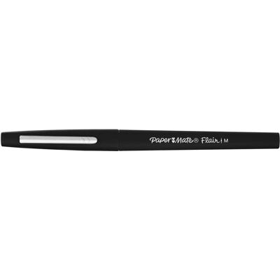 Papermate Modèle Flair Stylo - Noir Moyen - Publicité Papermate Modèle Flair Stylo - Noir Moyen - Publicité