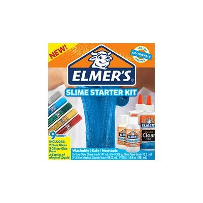 Elmer's Blue Glitter Slime Kit - Arts/Crafts Adhesive Elmer's Blue Glitter Slime Kit - Arts/Crafts Adhesive