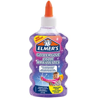 Elmer's Flitterkleber - Bastelkleber in Lila 177ml Elmer's Flitterkleber - Bastelkleber in Lila 177ml