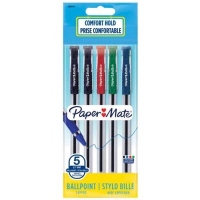 Papermate 2084412 Stylo à bille - Encre vive, Couleurs variées - Publicité Papermate 2084412 Stylo à bille - Encre vive, Couleurs variées - Publicité