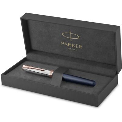 Parker 2191653 Vulpen Blauw Zilver - Fountain Pen Parker 2191653 Vulpen Blauw Zilver - Fountain Pen