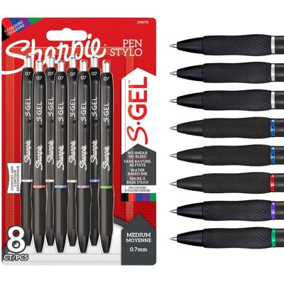 Sharpie Gel Pen - Medium Point - Assorted Colors - 8 Pack Sharpie Gel Pen - Medium Point - Assorted Colors - 8 Pack