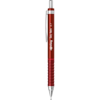 Matita Rotring Tikky Retro - 0,7mm - Rosso - Ricaricabile Matita Rotring Tikky Retro - 0,7mm - Rosso - Ricaricabile