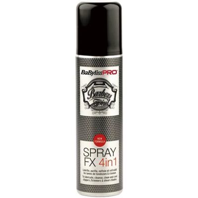BaByliss Pro Spray FX 4-em-1 Óleo Lubrificante - Acessório para Cortadores de Cabelo BaByliss Pro Spray FX 4-em-1 Óleo Lubrificante - Acessório para Cortadores de Cabelo