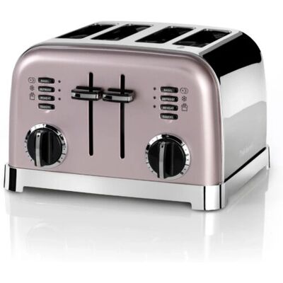 Cuisinart 4er Tostapane - Rosa, argento Cuisinart 4er Tostapane - Rosa, argento