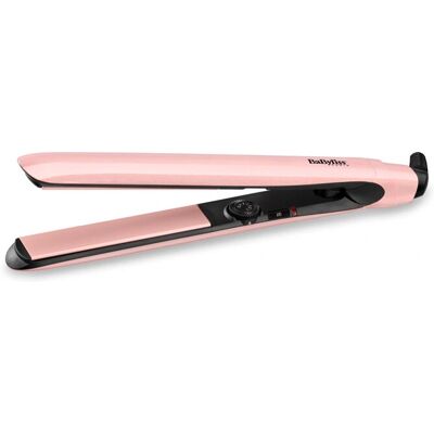 Růžová keramická žehlička na vlasy BaByliss 2498PRE - Kulma Růžová keramická žehlička na vlasy BaByliss 2498PRE - Kulma