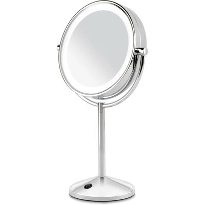 Espelho de Maquiagem BaByliss 9436E - Dupla face, LED, Aço inoxidável Espelho de Maquiagem BaByliss 9436E - Dupla face, LED, Aço inoxidável