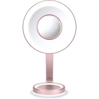 Miroir de Beauté LED Rose BaByliss - Miroir Maquillage et Beauté - Publicité Miroir de Beauté LED Rose BaByliss - Miroir Maquillage et Beauté - Publicité