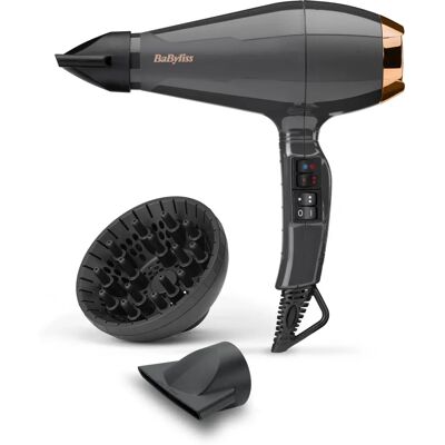 Hårtørrer Babyliss 6719DE - Ione, 2200 W, Sort Grå - Hårtørrer Hårtørrer Babyliss 6719DE - Ione, 2200 W, Sort Grå - Hårtørrer