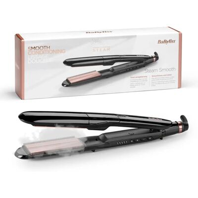 BaByliss ST493E Gőzölős hajvasaló - Kerámia, 5 hőmérséklet, 39mm BaByliss ST493E Gőzölős hajvasaló - Kerámia, 5 hőmérséklet, 39mm