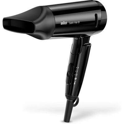 Braun Satin Hair 3 HD350 Hårtørrer - Ionisk, Rejse, 1600W Braun Satin Hair 3 HD350 Hårtørrer - Ionisk, Rejse, 1600W