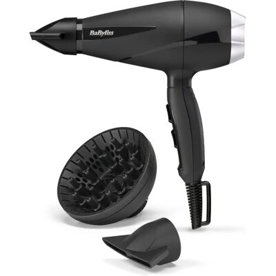 Sèche-cheveux BaByliss 6710DE - Ionique, 2100W, Noir Sèche-cheveux BaByliss 6710DE - Ionique, 2100W, Noir