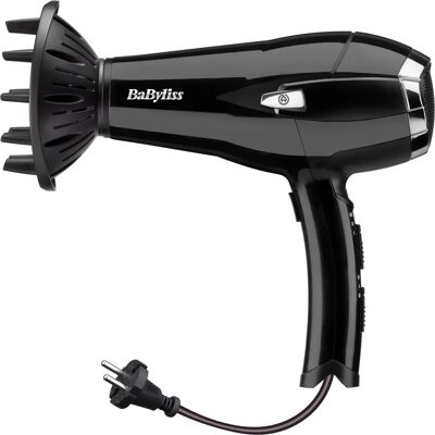 Στεγνωτήρας μαλλιών BaByliss D374DE - 2000W Μαύρος Στεγνωτήρας μαλλιών BaByliss D374DE - 2000W Μαύρος