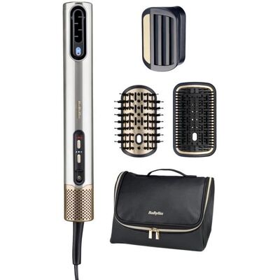 Kit de peinado BaByliss AS6555E - Plata - Air Wand 3 en 1, Cerámica, 1600W Kit de peinado BaByliss AS6555E - Plata - Air Wand 3 en 1, Cerámica, 1600W
