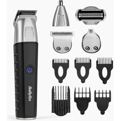 BaByliss Lithium Power 11 w 1 Multi-Trimmer Bezprzewodowy Zestaw do Pielęgnacji z Trymerem do Brody, Ciała, Uszu i Nosa Wodoodporne Prezenty dla Mężczyzn Czarny BaByliss Lithium Power 11 w 1 Multi-Trimmer Bezprzewodowy Zestaw do Pielęgnacji z Trymerem do Brody, Ciała, Uszu i Nosa Wodoodporne Prezenty dla Mężczyzn Czarny