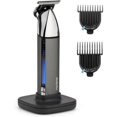 BaByliss Super-X Metal Beard & Stubble Trimmer Grey/Chrome BaByliss Super-X Metal Beard & Stubble Trimmer Grey/Chrome