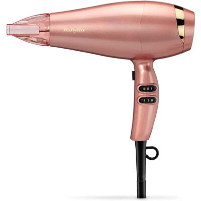Babyliss Rose Gold 2100W Hair Dryer - Ionic, Lightweight, Fast Drying Babyliss Rose Gold 2100W Hair Dryer - Ionic, Lightweight, Fast Drying