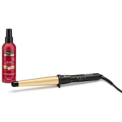 Ensemble de baguette de salon Keratin Smooth Tresemme - Fer à boucler - Noir - Type de cheveux Ensemble de baguette de salon Keratin Smooth Tresemme - Fer à boucler - Noir - Type de cheveux
