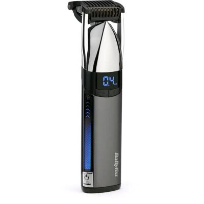 BaByliss Super X-Metal Barbe et Ultra Précision 24 réglages de longueur Sans fil et étanche Cadeaux pour hommes Argent BaByliss Super X-Metal Barbe et Ultra Précision 24 réglages de longueur Sans fil et étanche Cadeaux pour hommes Argent