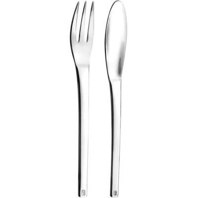 Couzon Juego de 12 cubiertos de pescado - Acero inoxidable Couzon Juego de 12 cubiertos de pescado - Acero inoxidable