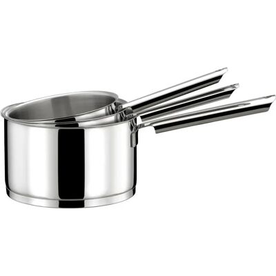 Set de Casseroles en Inox Cuisinox Elysée - 16/18/20cm - Publicité Set de Casseroles en Inox Cuisinox Elysée - 16/18/20cm - Publicité