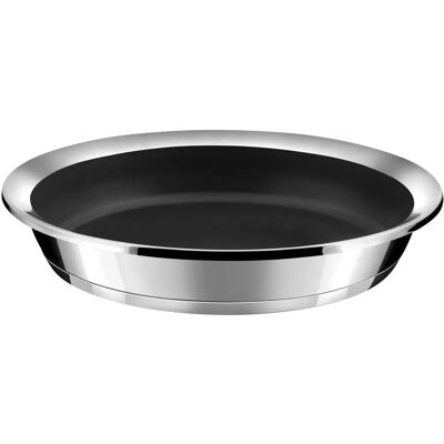 Poêle en Acier Inox 28cm - Antiadhésive, Induction - Publicité Poêle en Acier Inox 28cm - Antiadhésive, Induction - Publicité