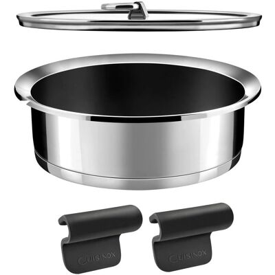 Ensemble de Casseroles Ycône Revêtu Céramique - 3 Pièces - Compatible Induction - Publicité Ensemble de Casseroles Ycône Revêtu Céramique - 3 Pièces - Compatible Induction - Publicité