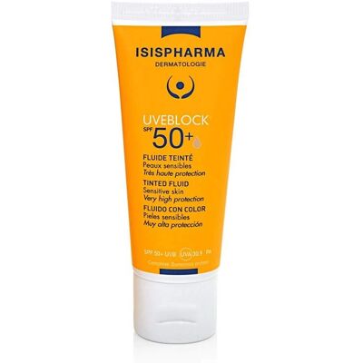 Isispharma Uveblock Tinted Fluid SPF50+ - Ochrona twarzy i ciała Isispharma Uveblock Tinted Fluid SPF50+ - Ochrona twarzy i ciała