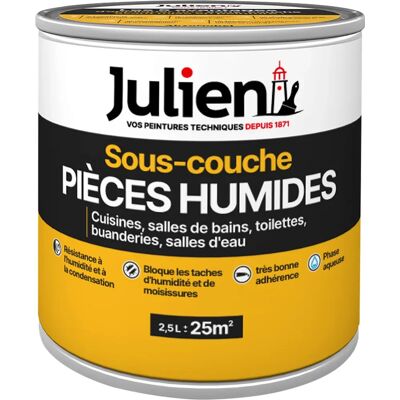 Sous-couche Cuisine & Salle de Bains JULIEN - 2,5L - Publicité Sous-couche Cuisine & Salle de Bains JULIEN - 2,5L - Publicité