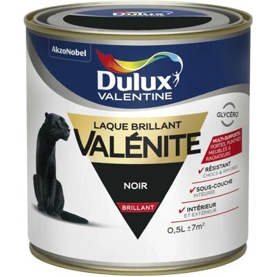 Vernis Noir Brillant Dulux Valentine Haute Brillance - Publicité Vernis Noir Brillant Dulux Valentine Haute Brillance - Publicité