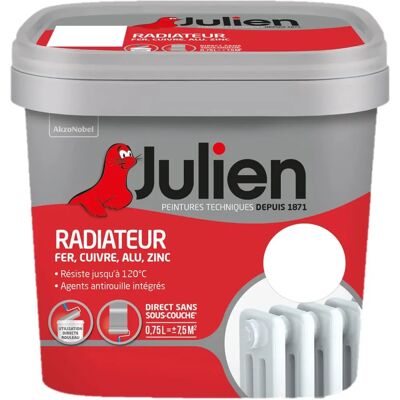 Pintura Satinada para Radiadores Julien - Resistente al Calor - 0,75L Pintura Satinada para Radiadores Julien - Resistente al Calor - 0,75L