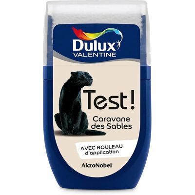 DULUX VALENTINE Testeur de peinture Caravane des sables - Peinture satinée - Publicité DULUX VALENTINE Testeur de peinture Caravane des sables - Peinture satinée - Publicité