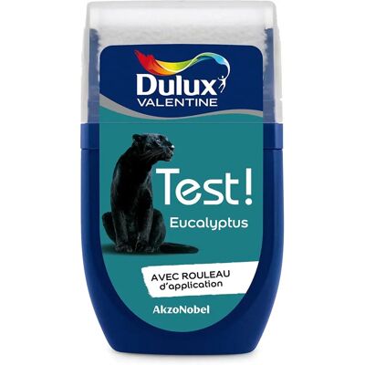 DULUX VALENTINE - Eucalyptus - Satiné - testeur de peinture - Publicité DULUX VALENTINE - Eucalyptus - Satiné - testeur de peinture - Publicité