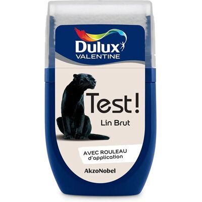 Testeur de Peinture Dulux Valentine Lin Brut Satiné - 0,03L - Publicité Testeur de Peinture Dulux Valentine Lin Brut Satiné - 0,03L - Publicité
