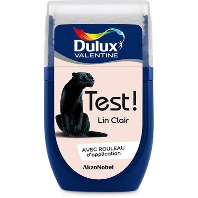 Échantillon de Peinture Dulux Valentine - Lin Clair - 0,03L - Publicité Échantillon de Peinture Dulux Valentine - Lin Clair - 0,03L - Publicité