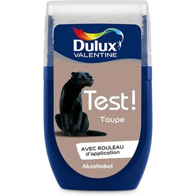 Testeur Satin Taupe DULUX VALENTINE 0,03L - Testeur de peinture - Publicité Testeur Satin Taupe DULUX VALENTINE 0,03L - Testeur de peinture - Publicité