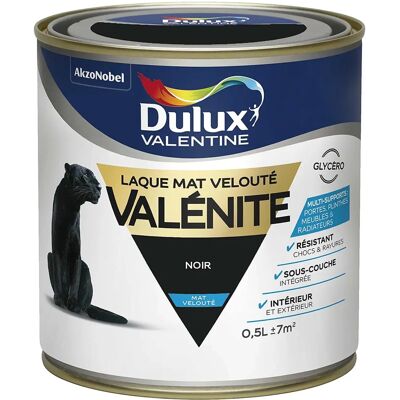 DULUX Valentine Vernis Noir Mat - Vernis - Publicité DULUX Valentine Vernis Noir Mat - Vernis - Publicité