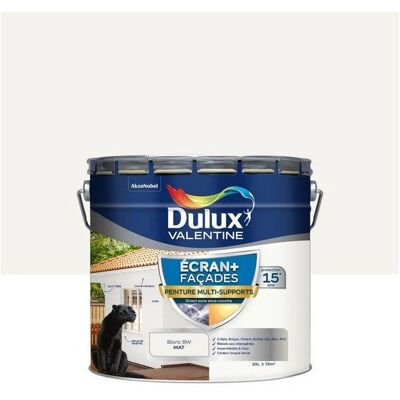 Finitions Facades Multi-supports Dulux Valentine Blanc Mat - Peinture - Publicité Finitions Facades Multi-supports Dulux Valentine Blanc Mat - Peinture - Publicité