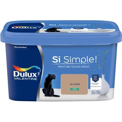 Peinture Satin Dulux Valentine Le Camel - Peinture Peinture Satin Dulux Valentine Le Camel - Peinture