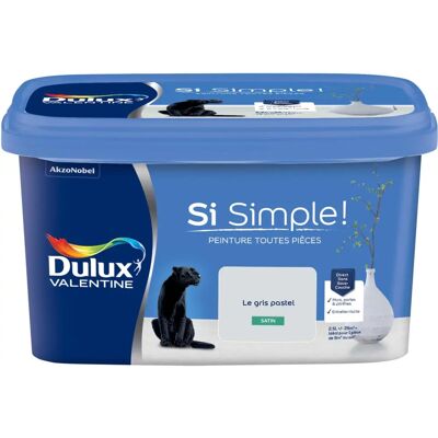 Dulux Valentine - Si Simple! - Gris pastel - 2.5L - Paint - Publicité Dulux Valentine - Si Simple! - Gris pastel - 2.5L - Paint - Publicité