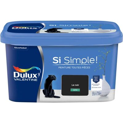 Dulux Valentine - Si Simple! - Noir - Satin - Paint - Publicité Dulux Valentine - Si Simple! - Noir - Satin - Paint - Publicité