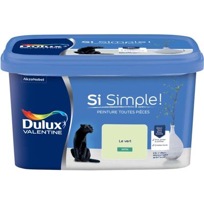 Dulux Valentine Si Simple! - Peinture - Le Vert - 2,5L - Publicité Dulux Valentine Si Simple! - Peinture - Le Vert - 2,5L - Publicité