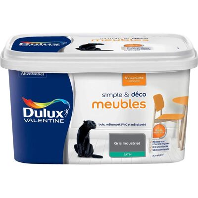 DULUX VALENTINE Simple & Deco Peinture Satinée pour Meubles - Peinture pour Meubles DULUX VALENTINE Simple & Deco Peinture Satinée pour Meubles - Peinture pour Meubles