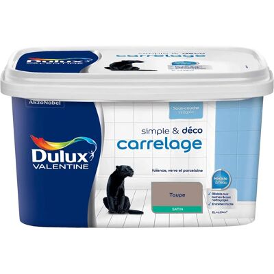 Peinture Satin Taupe Dulux Valentine - 2L Peinture Satin Taupe Dulux Valentine - 2L