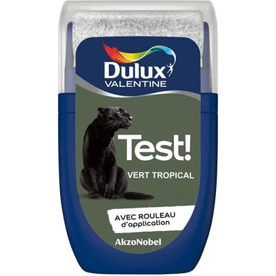 Dulux Valentine - Color Cream Tropical Green Satin - Peinture - Publicité Dulux Valentine - Color Cream Tropical Green Satin - Peinture - Publicité