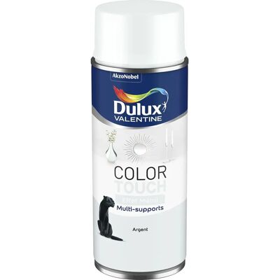 Peinture aérosol effet métal argent Dulux Valentine - Peinture - Publicité Peinture aérosol effet métal argent Dulux Valentine - Peinture - Publicité