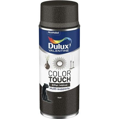 Peinture aérosol noir métallisé Dulux Valentine pour supports multiples - Peinture - Publicité Peinture aérosol noir métallisé Dulux Valentine pour supports multiples - Peinture - Publicité